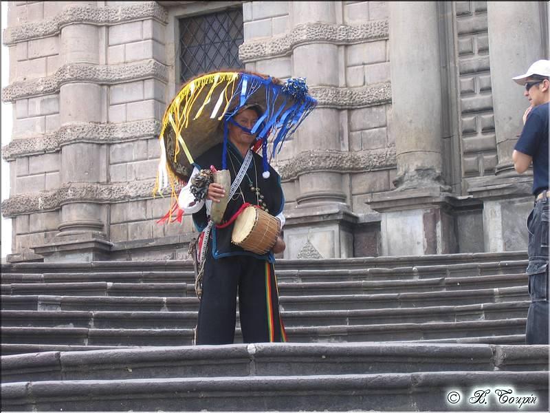 Equateur: un musicien dans quito