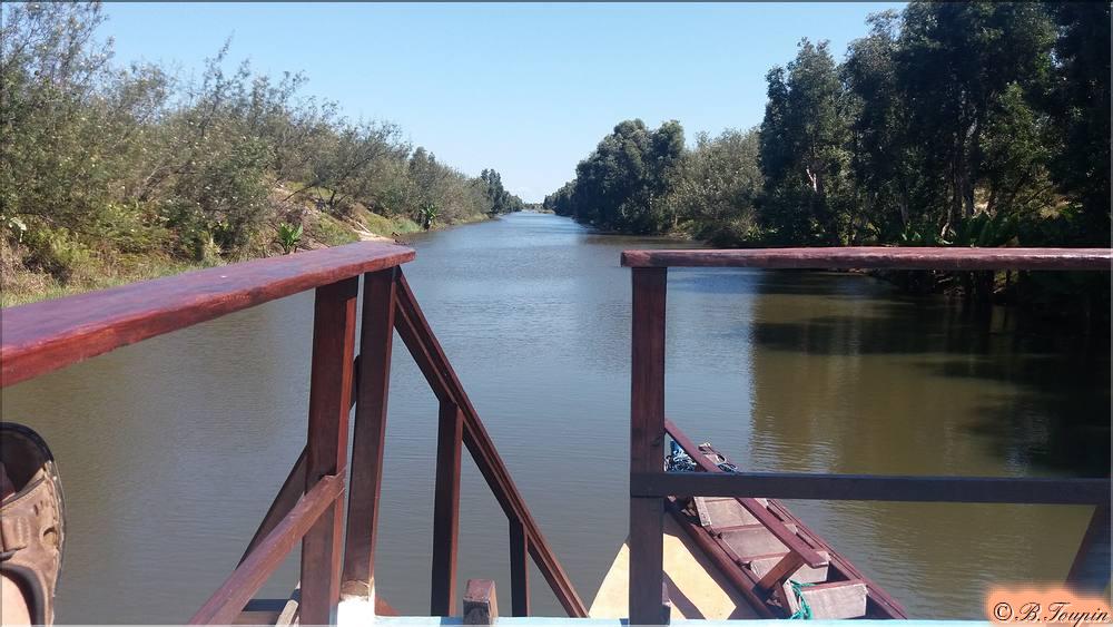 le canal vu du bateau